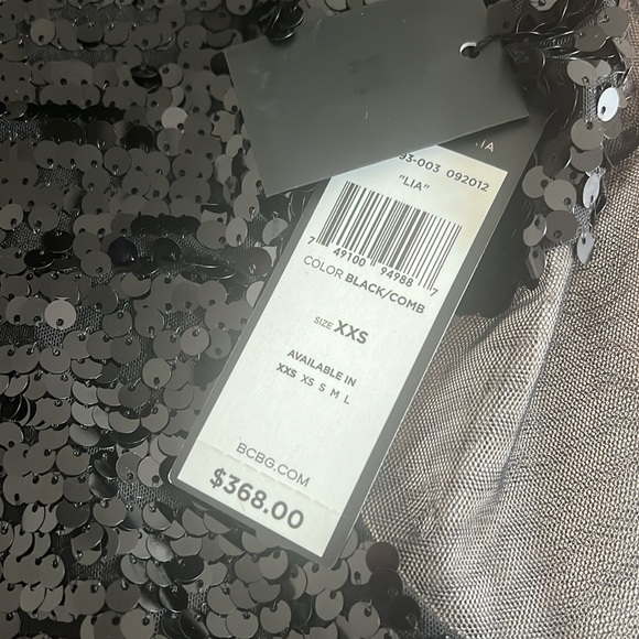 Black sequin dress NWT - Picture 2 of 3